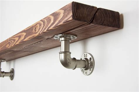 1 inch thick metal pipe shelf brackets|pipe shelf brackets hobby lobby.